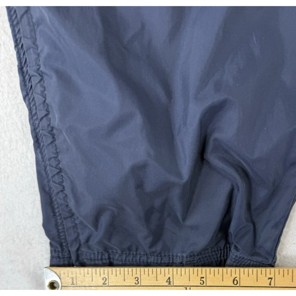 Vintage Nike White Tag Navy Tapered Ankle‎ Zip Nylon Windbreaker Men's XL